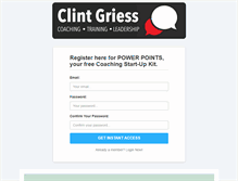 Tablet Screenshot of clintgriess.com